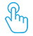 a hand icon